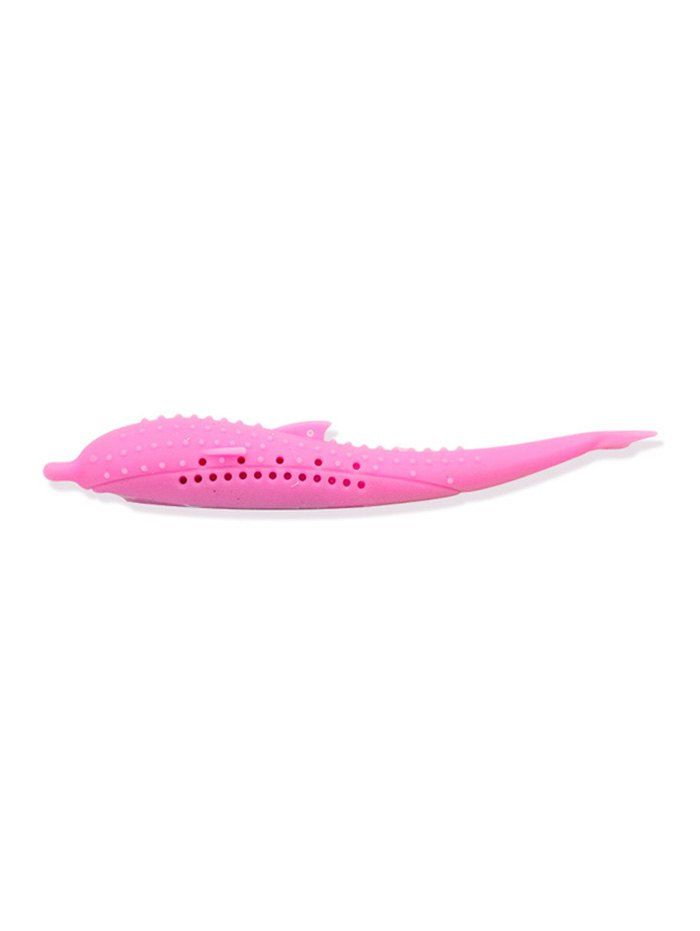 

Silicone Cat Mint Fish Bite Teeth Molar Rod, Hot pink