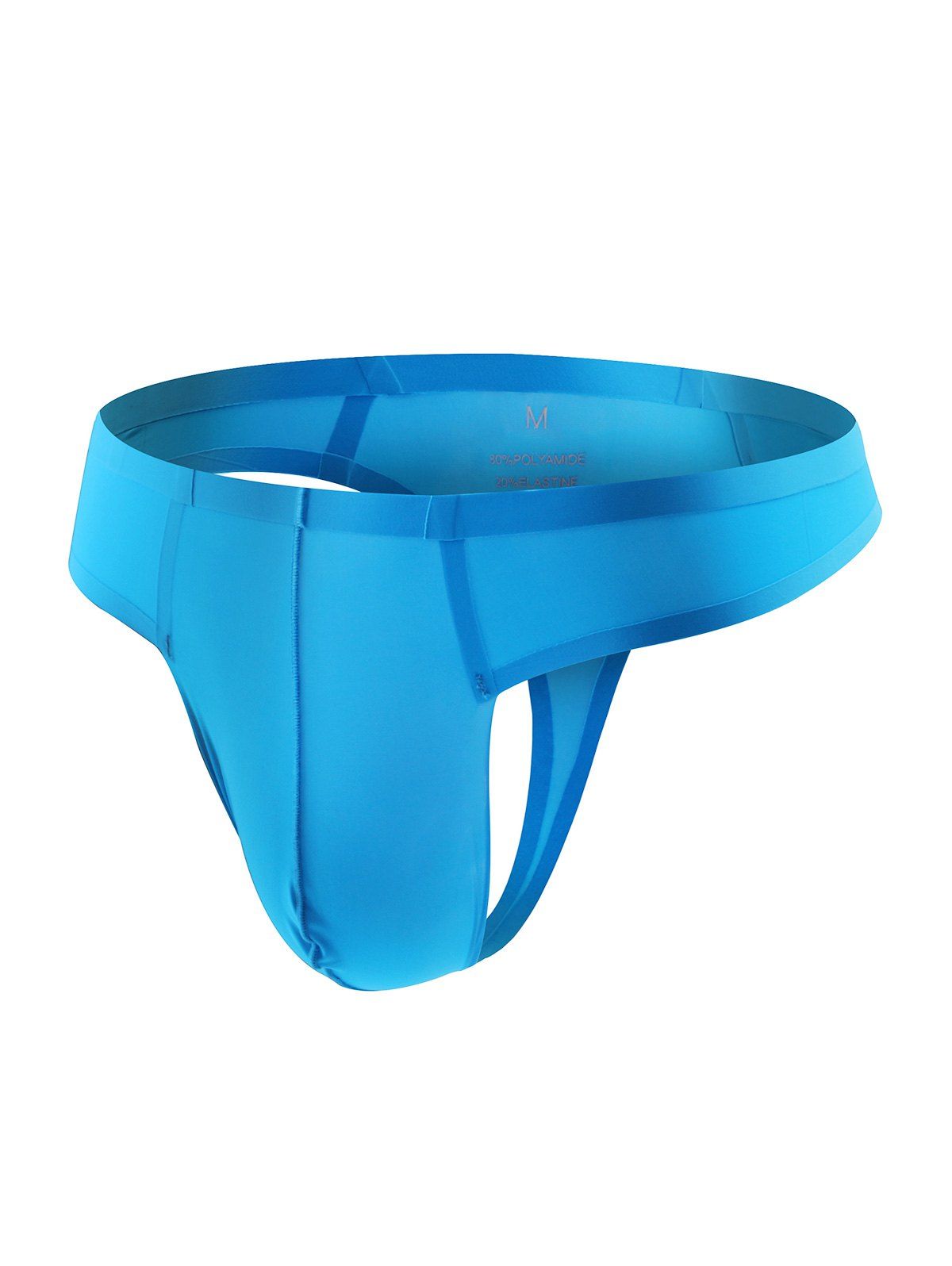 

Sexy Plain Seamless High Rise Thongs, Dodger blue