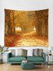 Sunset Forest Path 3D Print Wall Tapestry -  