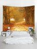 Sunset Forest Path 3D Print Wall Tapestry -  