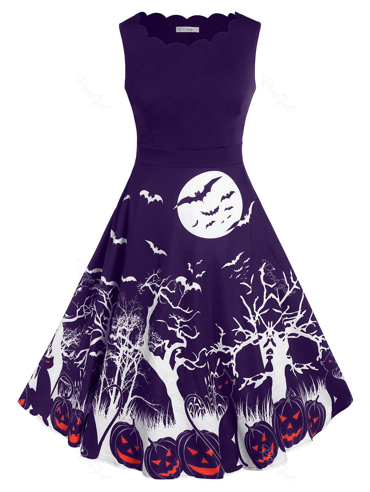 plus size vintage halloween dress