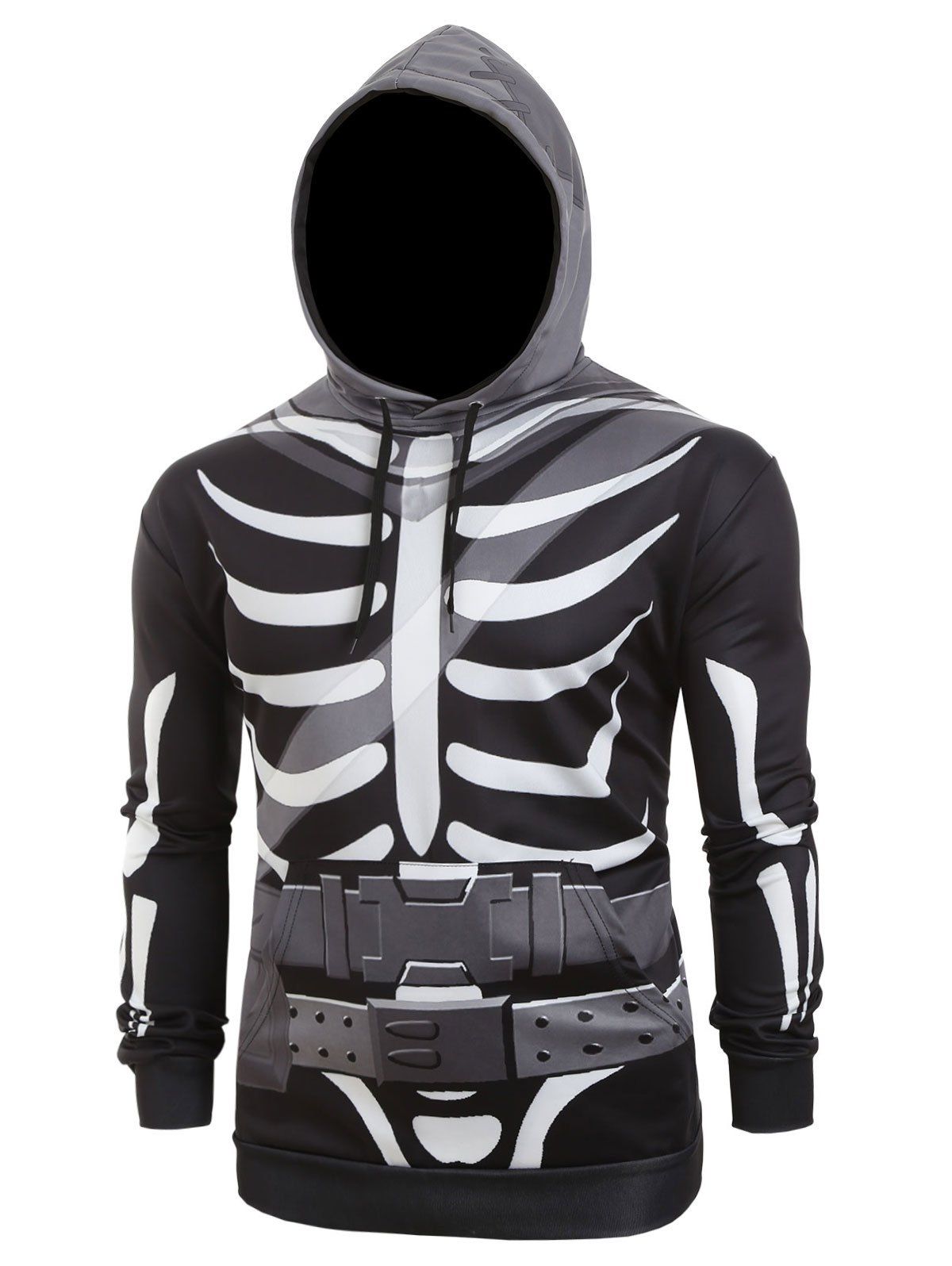 skeleton pullover