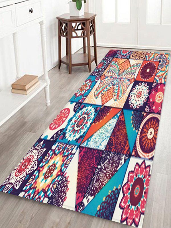 47 Off Bohemian Jointed Pattern Non Slip Quick Dry Floor Pad Rug
