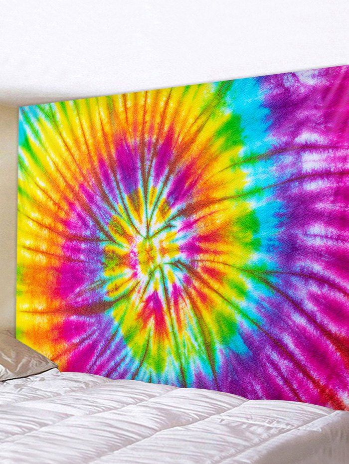 

Spiral Tie Dye Print Tapestry Wall Hanging Art Decoration, Multi