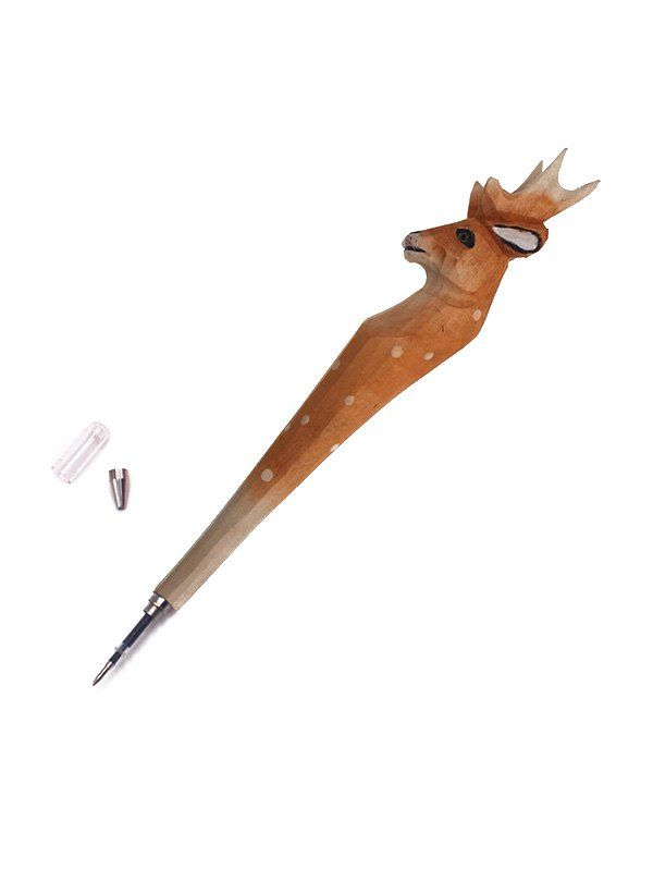 

Cartoon Wooden Pen, Tiger orange