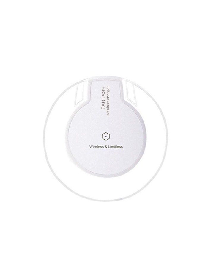 

Universal Micro Interface Mobile Phone Wireless Charging Pad, White