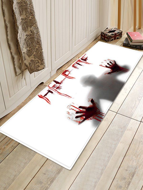 66 Off Halloween Ghost Bloody Hand Letters Pattern Water