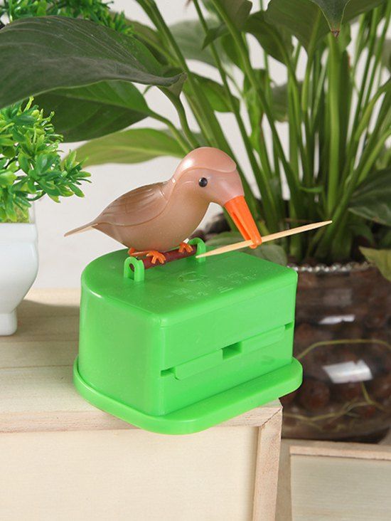 

Bird Design Intelligent Toothpick Box, Multi-b