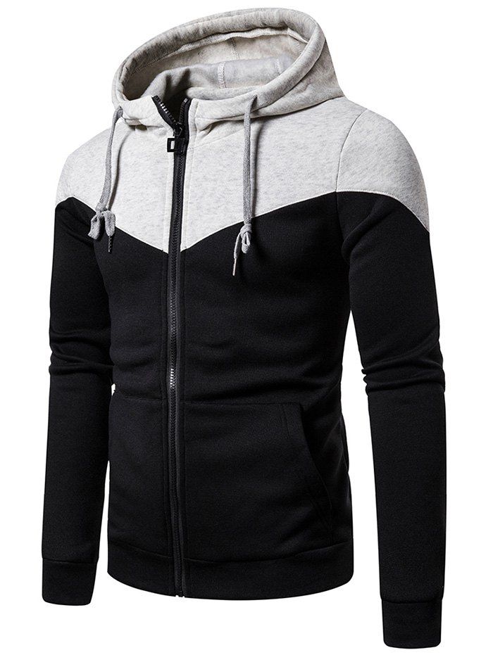 off the shoulder zip up hoodie