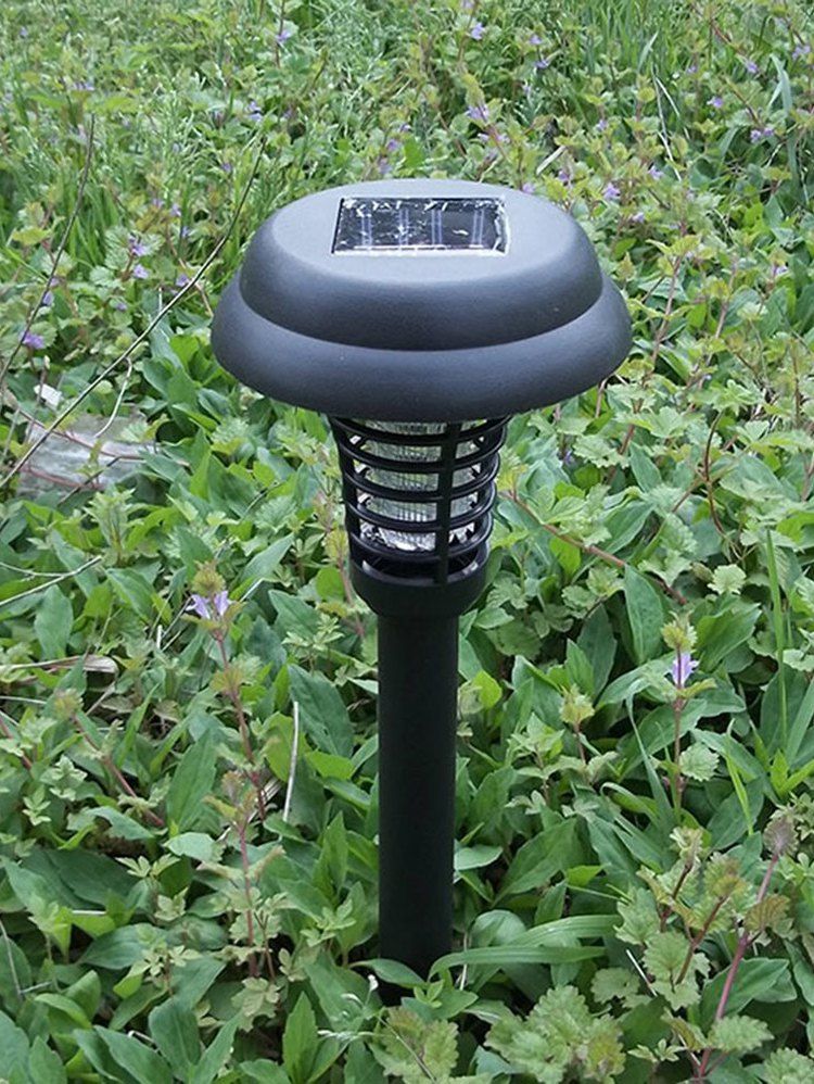 

Mosquito Insect Killer LED Solar Light Mosquito Trap Lamp for Outdoor Garden, Black