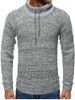 Drawstring Turtleneck Pullover Sweater -  