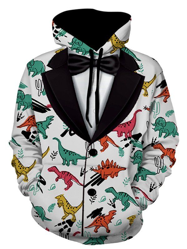 cartoon print hoodie