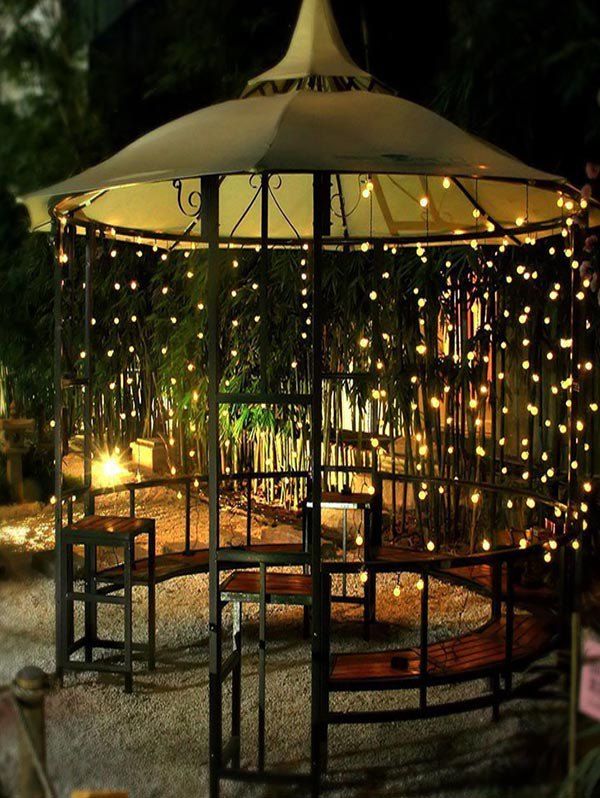 

Outdoor Christmas Ball Shape Waterproof Solar String Lights, Yellow