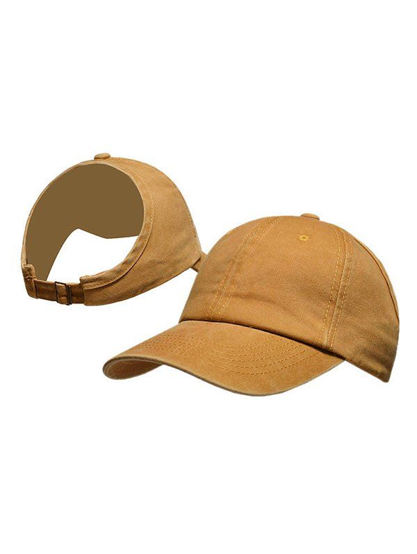 

Plain Cut Out Top Dad Cap, Yellow
