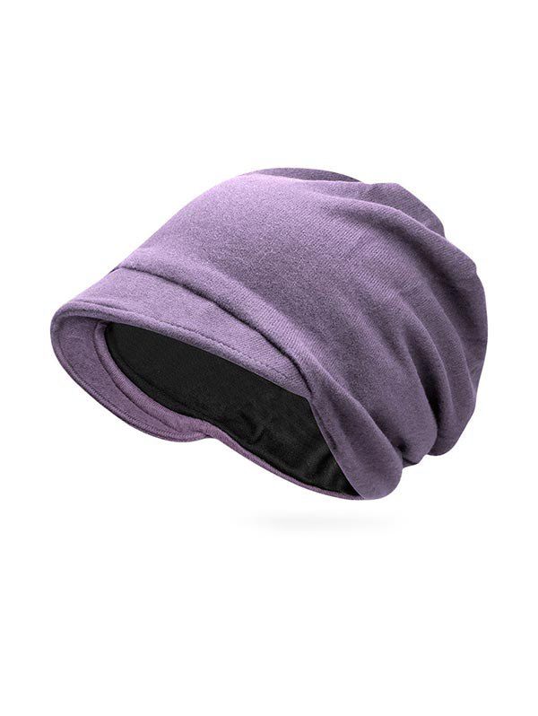 

Solid Color Casual Skull Beanie, Mauve