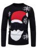 Christmas Santa Claus Pattern Sweater -  