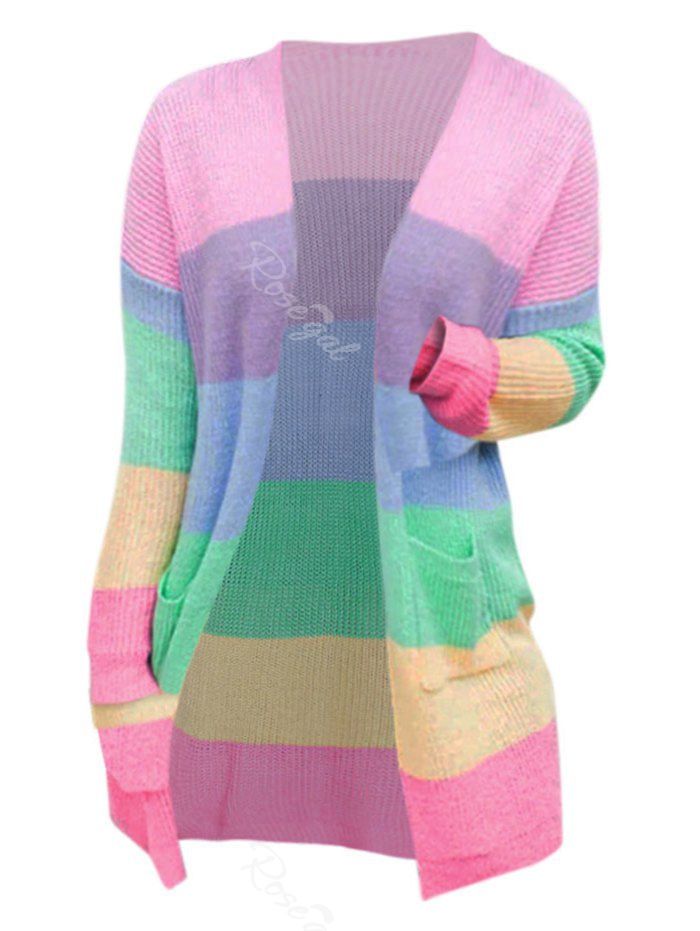mango rainbow cardigan