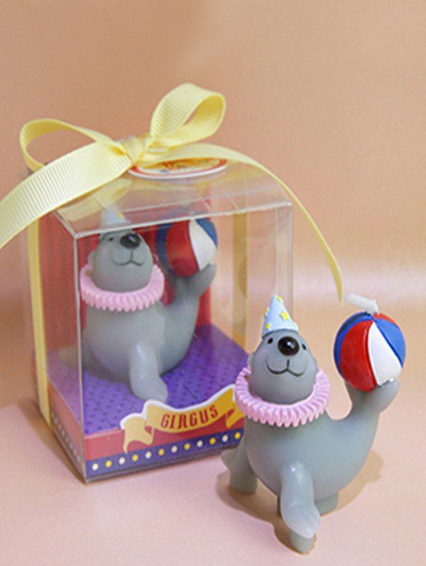 

Circus Animal Shaped Candle, Multi-b