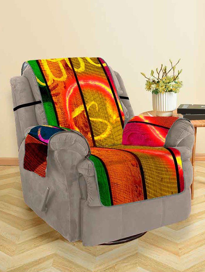

Heart Wooden Design Couch Cover, Multi
