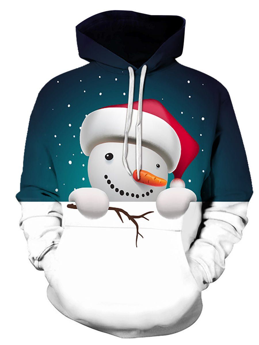 snowman hoodie