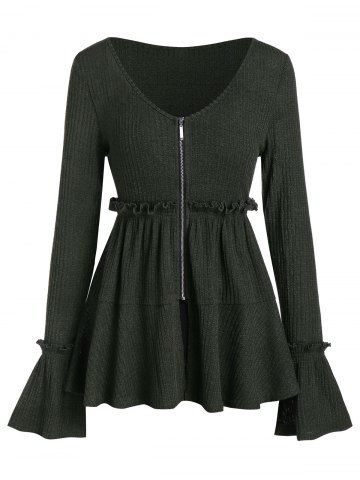 peplum knitwear