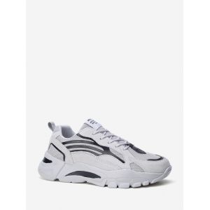 

Pinhole Panel Platform Dad Sneakers, White