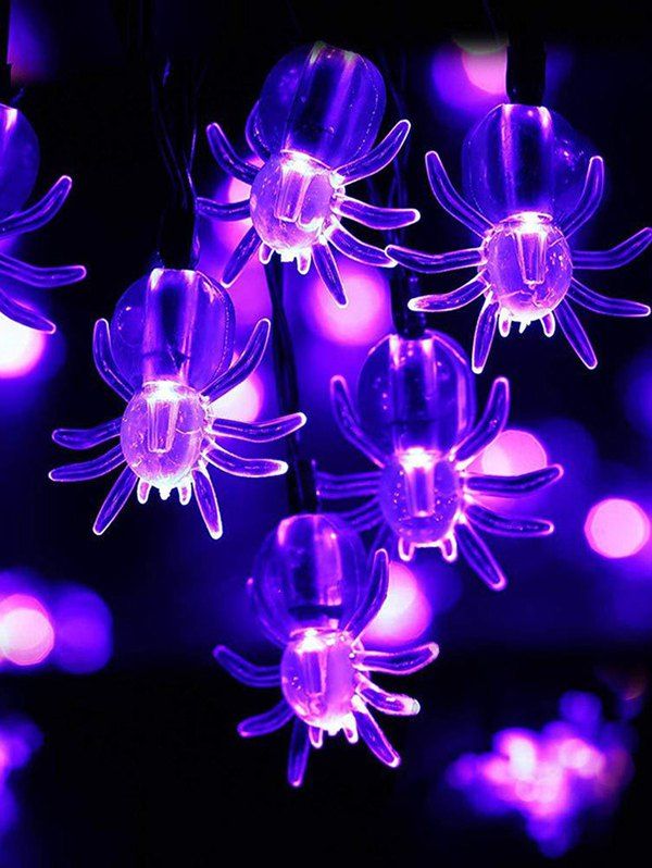 

3 Meters Halloween Party Spider Decorative LED String Lights, Purple