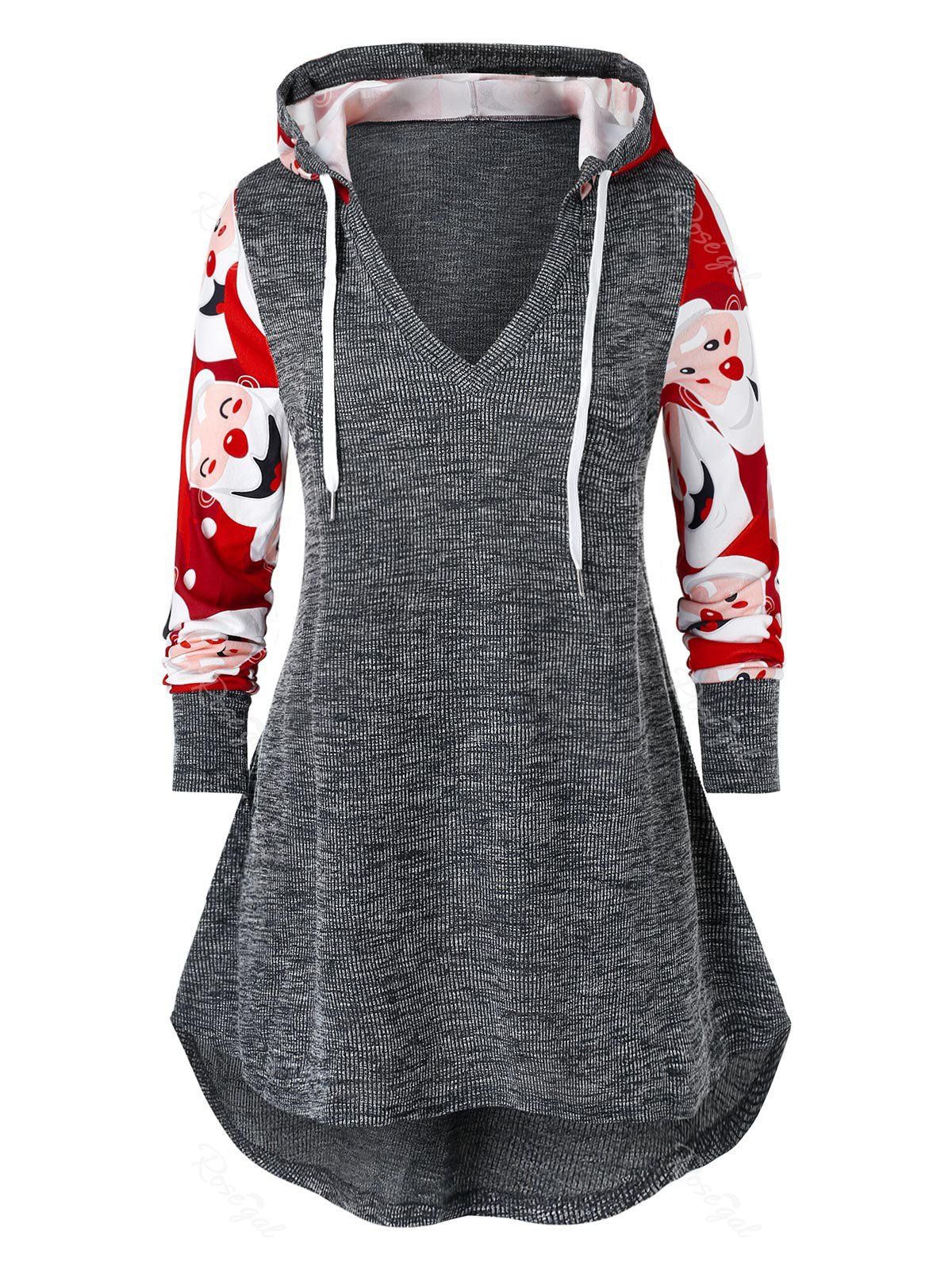 plus size christmas hoodie