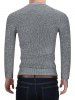 Brief Style Round Neck Sweater -  