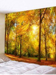 Sunlight Maple Forest Print Tapestry Wall Hanging Art Decoration -  