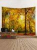 Sunlight Maple Forest Print Tapestry Wall Hanging Art Decoration -  