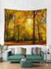 Sunlight Maple Forest Print Tapestry Wall Hanging Art Decoration -  