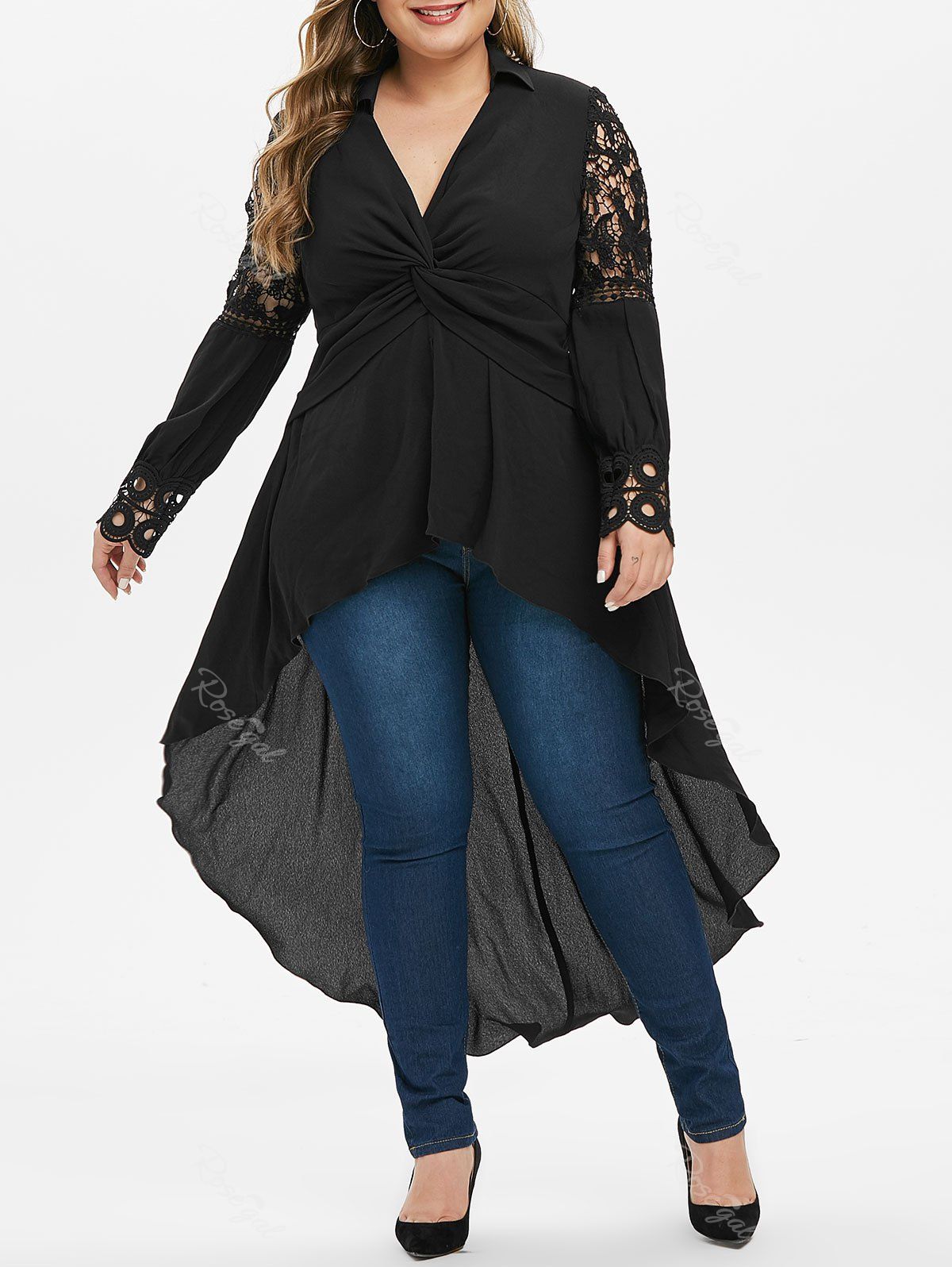 plus size hi low
