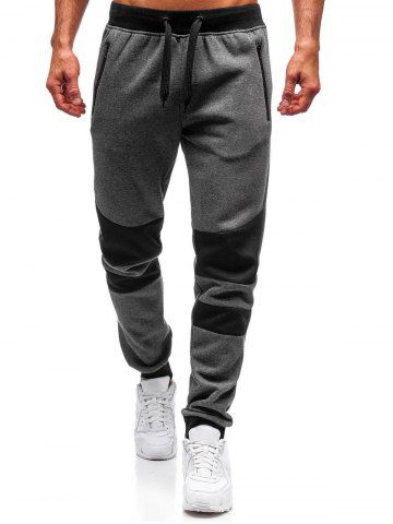 drawstring gecko pattern print narrow feet men's jogger pants