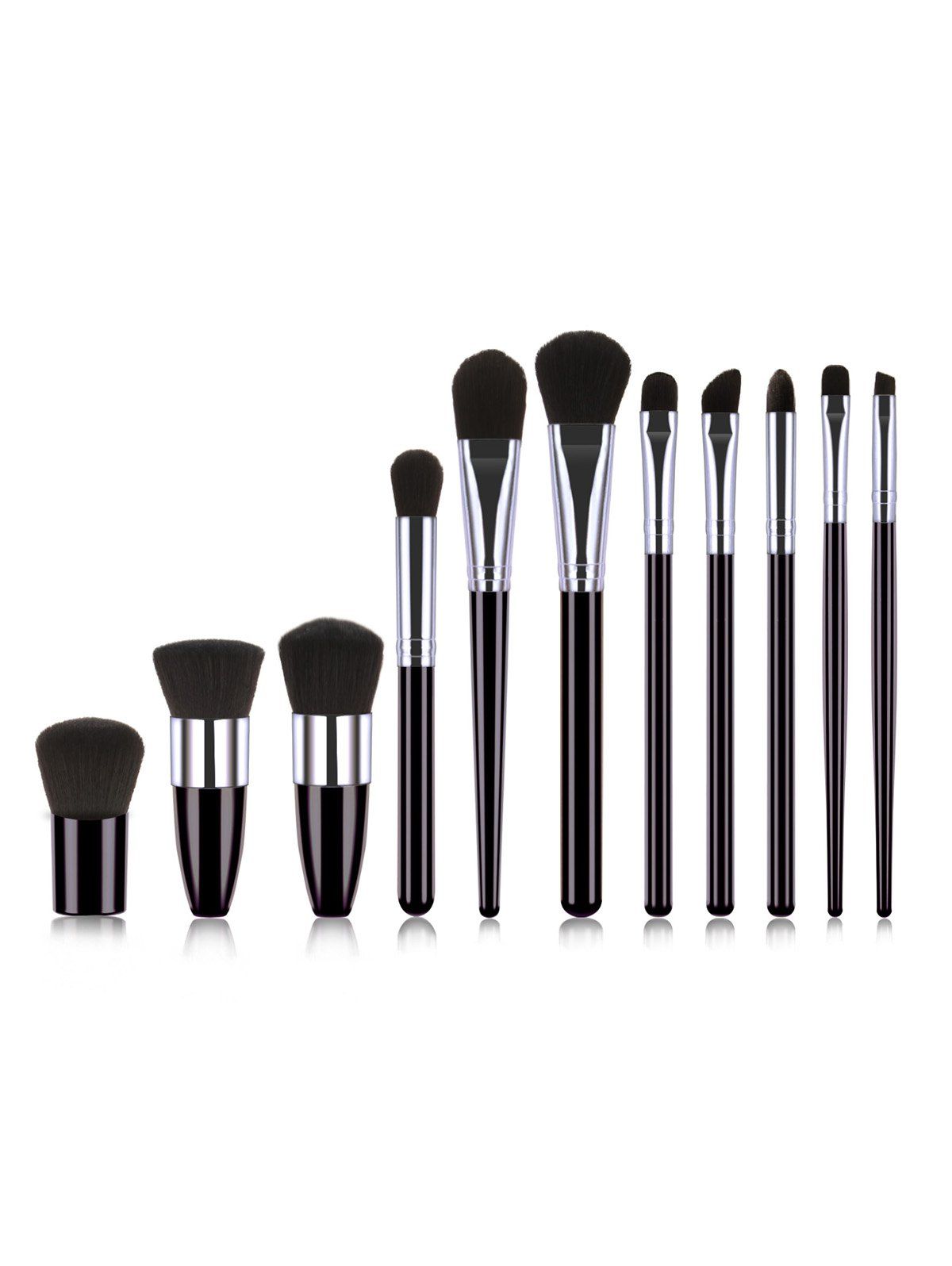 

11Pcs Multifunction Beauty Makeup Brushes Set, Black