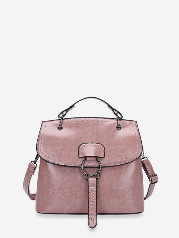 

Solid Crossbody Shoulder Bag, Pink