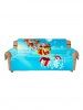 Christmas Sleigh Gifts Pattern Couch Cover -  