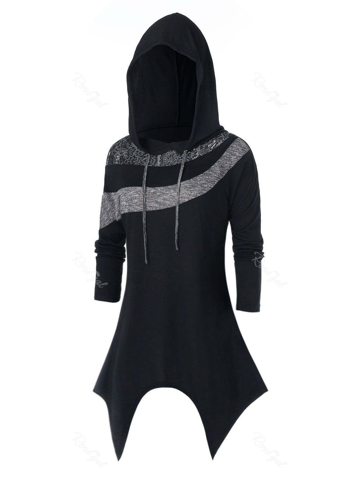 plus size hooded tunic