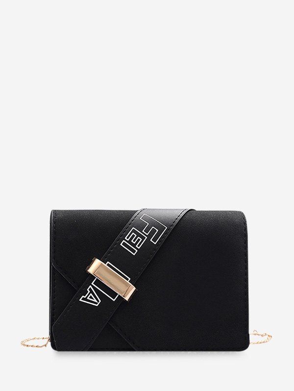 

Christmas Square Single Shoulder Bag, Black