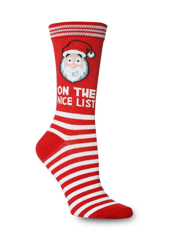 Christmas Theme Unisex Crew Length Socks, Multi