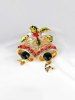 Delicate Christmas Bells Brooch With Rhinestone -  