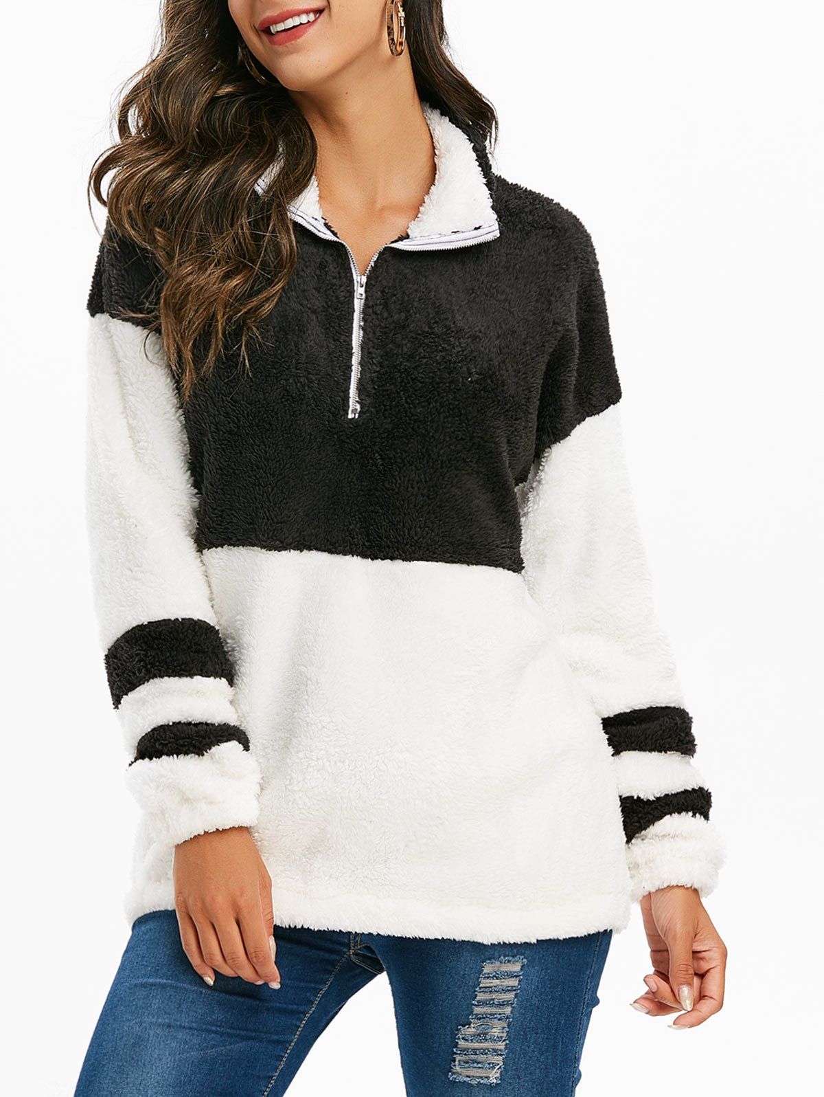 longline sweatshirt women's