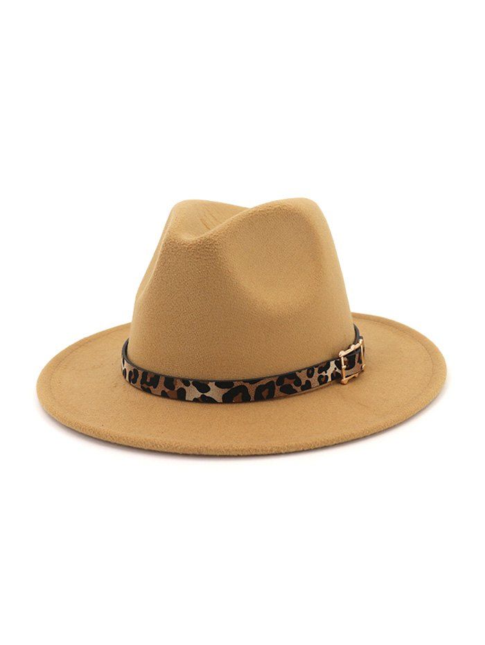 

Woolen Floppy Jazz Hat, Light khaki