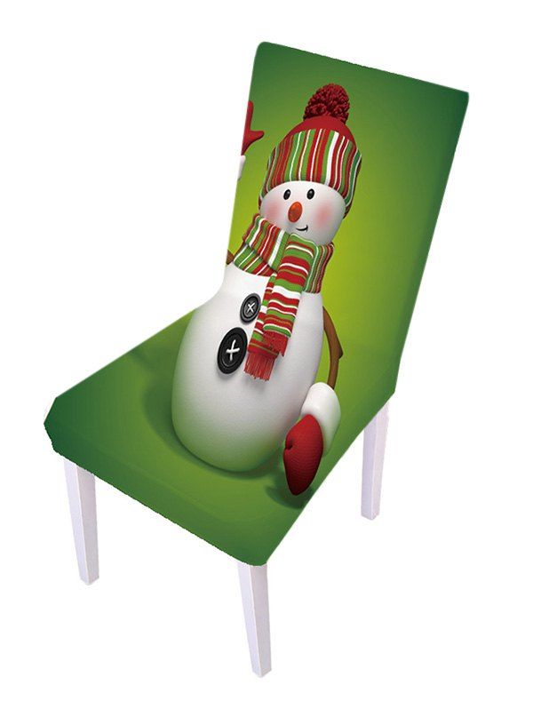 

Christmas Design Elastic Chair Covers, Multi-c