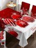 Christmas Pattern Elastic Chair Covers -  