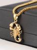 Scorpion Hip-hop Pendant Necklace -  