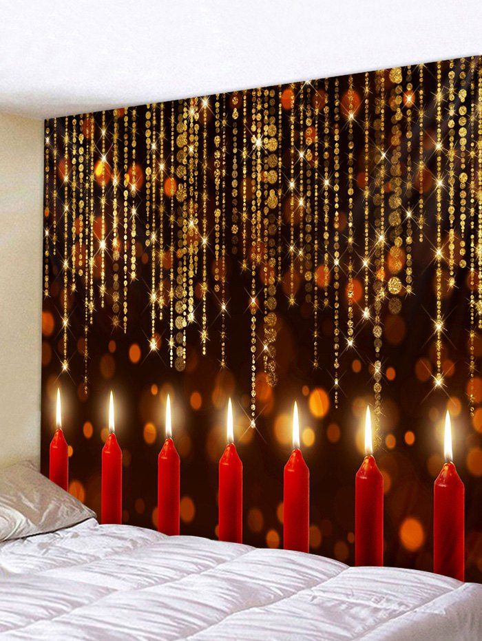 

Christmas Candle Pattern Tapestry, Multi