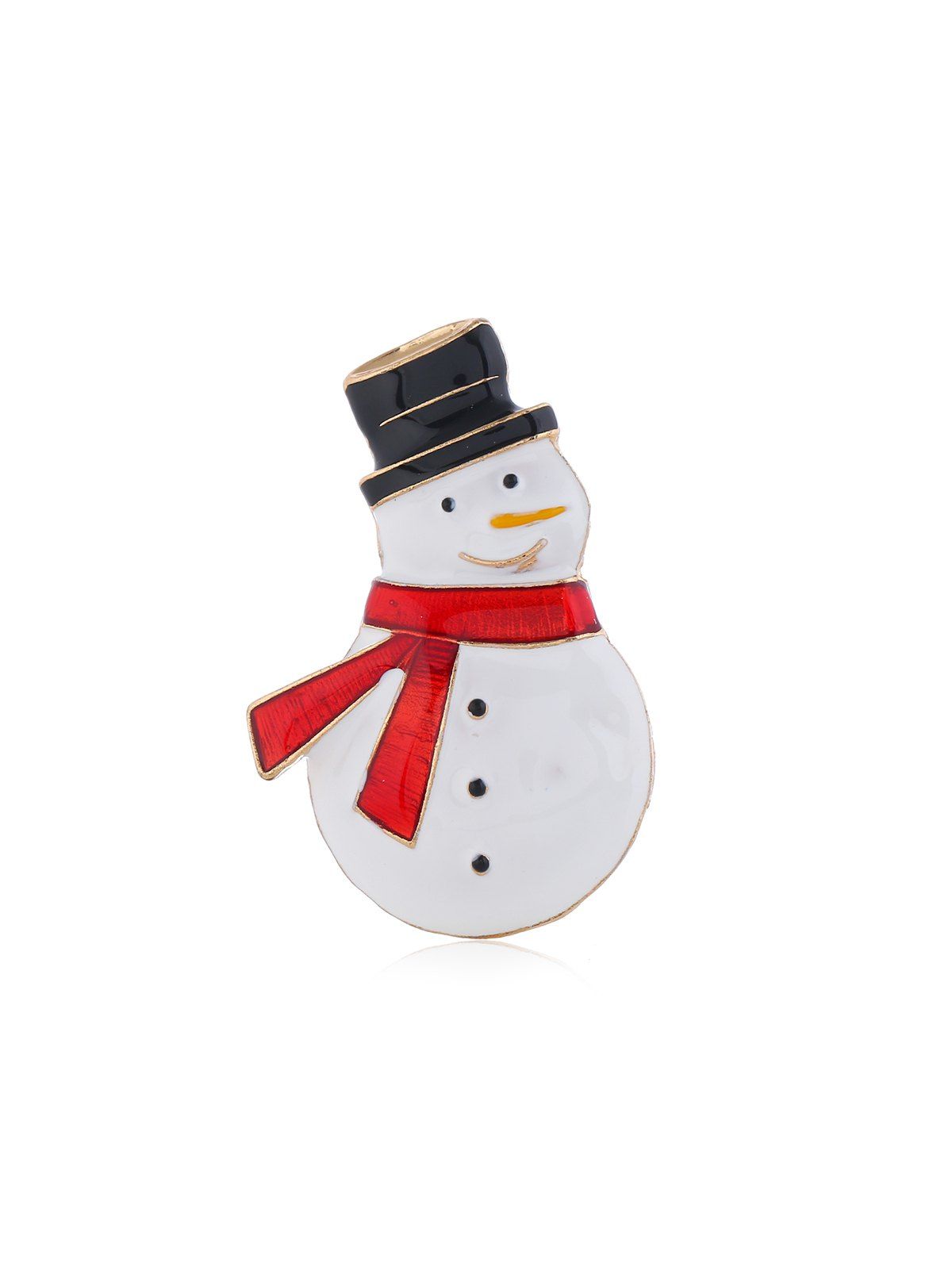 Outfits Christmas Snowman Alloy Glazed Brooch  