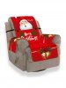 Christmas Bell Santa Claus Design Couch Cover -  