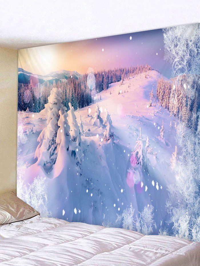 

Snow Mountains Print Tapestry Wall Hanging Art Decoration, Multi